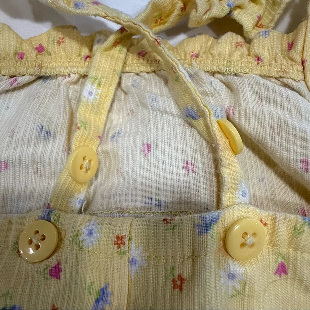 Y2K Carter's Sunny Floral Baby Romper Size 9-12 Months